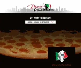 Mariosbigpizza.com(Mariosbigpizza) Screenshot