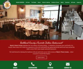 Mariospastacucina.com(Pasta Cucina of Stony Point) Screenshot