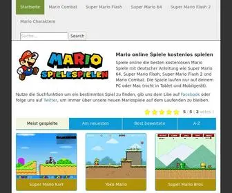 Mariospielespielen.com(Mario Spiele kostenlos online spielen) Screenshot