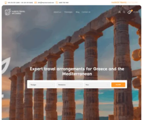 Mariostravelinc.com(Marios Travel Incoming) Screenshot