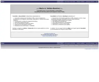 Mariovaldez.net(Mario Alberto Valdez) Screenshot