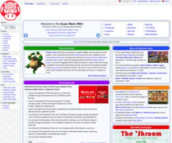 Mariowiki.com(The Super Mario Wiki) Screenshot