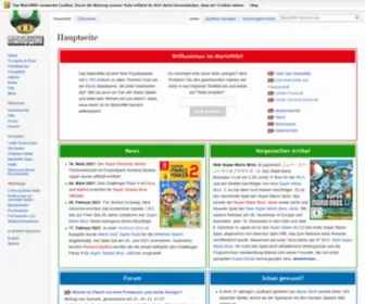 Mariowiki.net(Die deutsche Enzyklopädie zur Mario) Screenshot