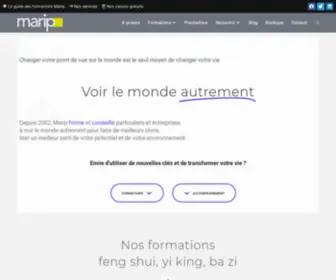 Marip.com(Formation & expertise feng shui) Screenshot