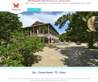 Mariposabelizebeach.com(Belize All Inclusive Resort) Screenshot