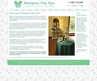 Mariposadayspa.net(Mariposa Day Spa) Screenshot