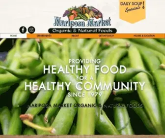Mariposamarket.com(MARIPOSA MARKET│ORGANIC & NATURAL FOODS) Screenshot