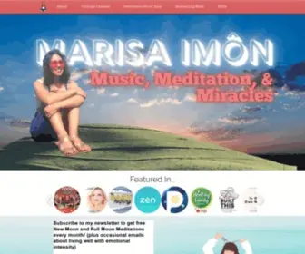 Marisaimon.com(Meditation and Music) Screenshot