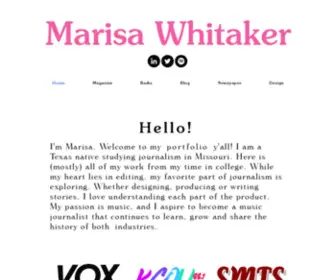 Marisakatherinewhitaker.com(My Site) Screenshot