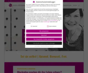 Marisareichwald.com(Blockaden lösen durch Selbstheilung) Screenshot