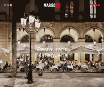 Mariscco.com(Marisqueria restaurant per a grups Barcelona) Screenshot