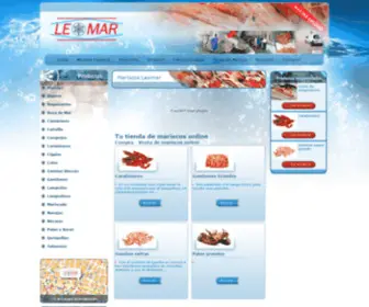 Mariscosleomar.com(Mariscos Leomar) Screenshot