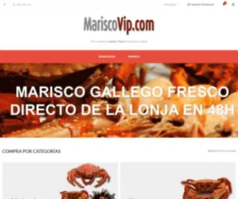 Mariscovip.com(Comprar Marisco Gallego a Domicilio) Screenshot
