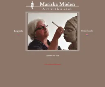 Mariskamielen.com(Sculptures van Mariska Mielen) Screenshot