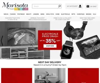 Marisota.co.uk(Plus Size Clothing) Screenshot