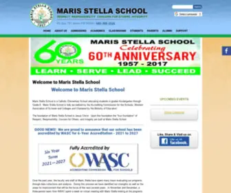 Marisstellapalau.org(Maris Stella School) Screenshot