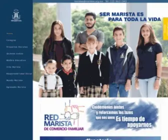 Maristas.org.mx(Portal Marista México Occidental) Screenshot