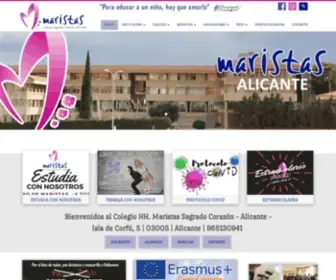 Maristasalicante.com(Maristas Alicante) Screenshot