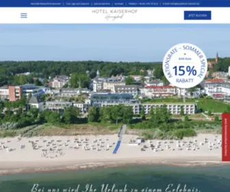 Maritim-Usedom.de(Hotel Kaiserhof Heringsdorf) Screenshot