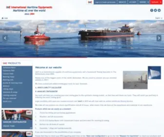 Maritime-Equipments.nl(IME International Maritime Equipments The Dyneema Specialist) Screenshot