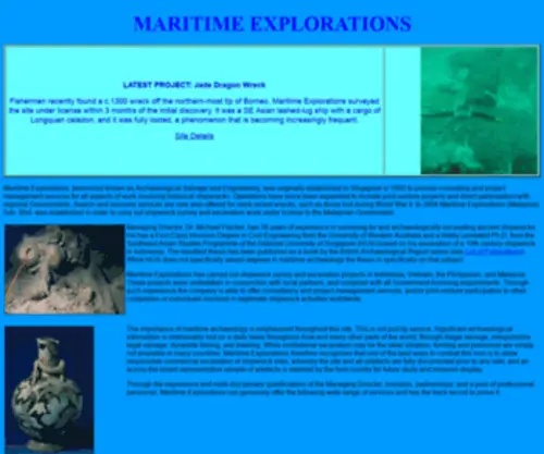 Maritime-Explorations.com(Maritime) Screenshot