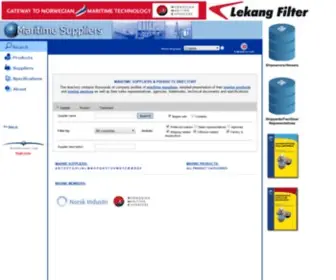 Maritime-Suppliers.com(Maritime Suppliers) Screenshot