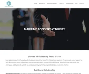 Maritimeaccidentattorney.com(General Practice Legal Resources) Screenshot