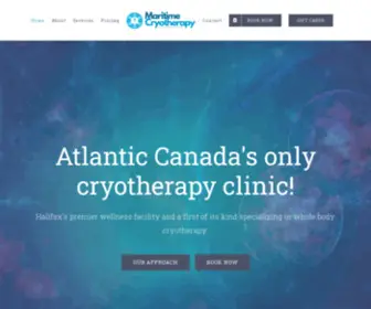 Maritimecryotherapy.ca(Maritime Cryotherapy) Screenshot