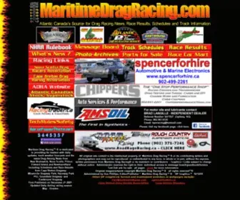 Maritimedragracing.com(Atlantic Canada's source for Drag Racing News) Screenshot