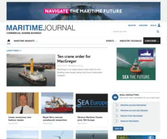 Maritimejournal.com(Maritime Journal) Screenshot