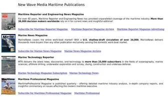 Maritimemagazine.com(Maritime Magazines) Screenshot