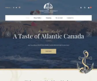 Maritimemarket.ca(A Taste of Atlantic Canada) Screenshot