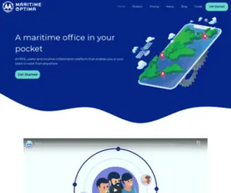 Maritimeoptima.com(Maritime Optima) Screenshot