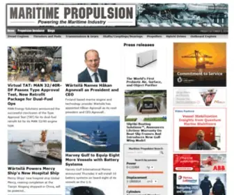 Maritimepropulsion.com(Maritime Propulsion News) Screenshot