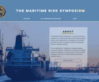 Maritimerisksymposium.org(The Maritime Risk Symposium) Screenshot