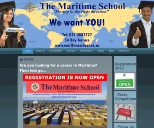 Maritimeschool.co.za(Maritime School Durban) Screenshot
