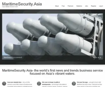 Maritimesecurity.asia(Asia's Maritime Security in brief) Screenshot