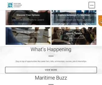 Maritimesgconnect.com(Maritime Singapore Connect) Screenshot