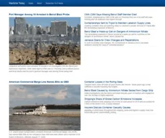 Maritimetoday.com(Maritime Today) Screenshot