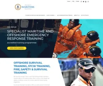 Maritimetraining.co.za(Offshore Maritime Training) Screenshot