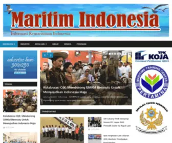 Maritimindonesia.co.id(Ialah sebuah media multi) Screenshot