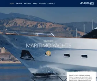 Maritimoyachts.com(Maritimo Yachts) Screenshot