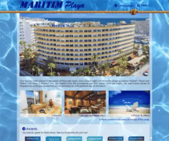 Maritimplaya.com(Maritim Playa) Screenshot