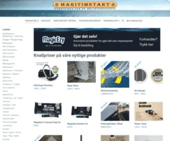 Maritimstart.no(Nettbutikk og informasjon for den båtinteresserte) Screenshot