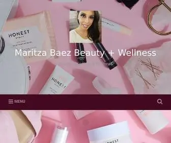 Maritzabaez.com(Beauty, Skincare, & Wellness) Screenshot