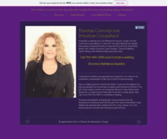 Maritzaconcepcion.com(Maritza Concepcion Intuitive Consultant) Screenshot