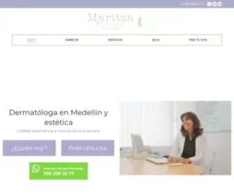 Maritzaflorezdermatologo.com(Dermatóloga en Medellín y Estética) Screenshot