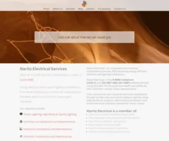 Maritzelectrical.co.za(Maritz Electrical) Screenshot