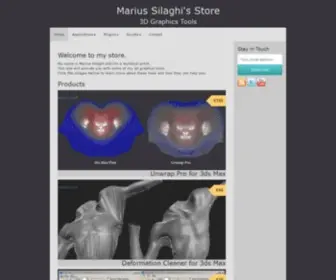 Mariussilaghi.com(Marius Silaghi's Store) Screenshot