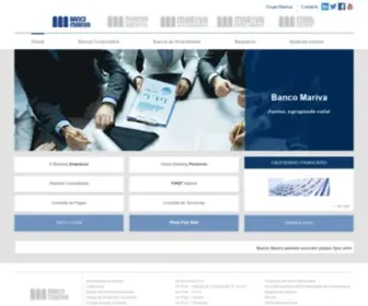 Mariva.com.ar(Banco Mariva S) Screenshot